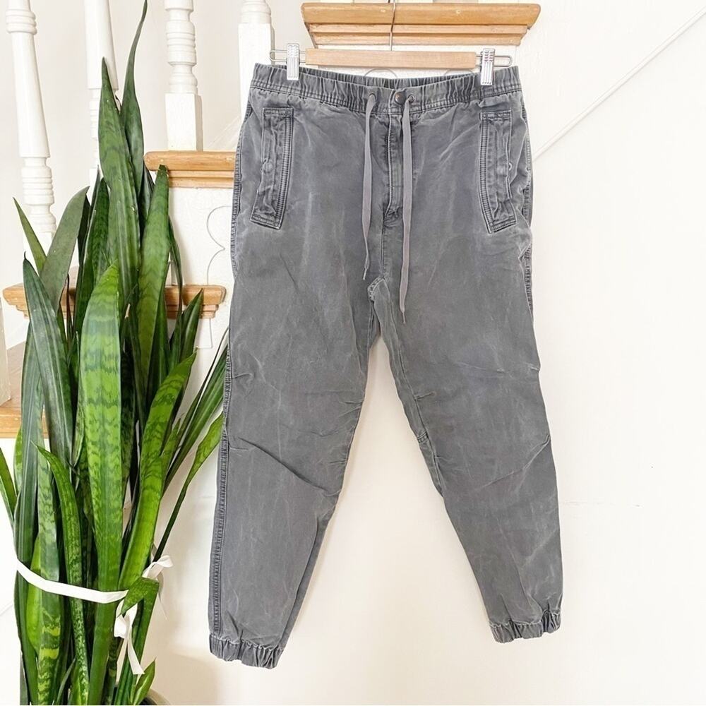 GAP Washed Charcoal Gray Jogger Sweatpants